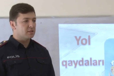Şagirdlərin təhlükəsizliyini təmin etmək məqsədilə “Diqqət, uşaqlar” təhlükəsizlik aylığı davam edir