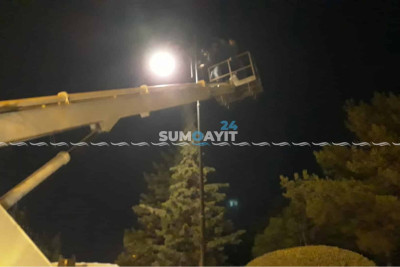 Daha bir küçədə işıqlandırılma bərpa olunub