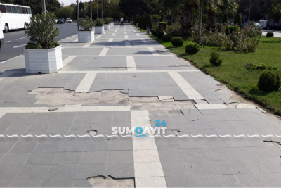 Sumqayıtda istirahət guşəsinin təmirə ehtiyacı var