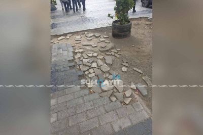 Sakinlər məktəbə aparan yolun təmir olunmasının arzusundadırlar