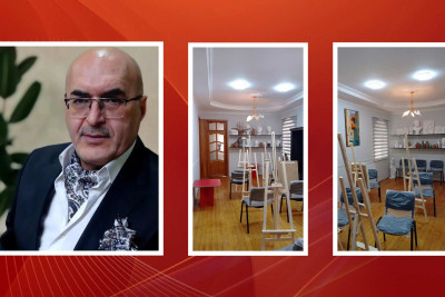 Sumqayıtda tanınmış rəssam Namiq Cavadın rəsm dərnəyi açılıb