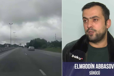 Ard-arda maşınları vuran sürücü: “Şəkər xəstəsiyəm, ağlım başımda olmayıb”