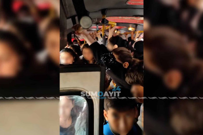 Marşrutlarda yaşanan sıxlıq sakinlərə çətinlik törədir