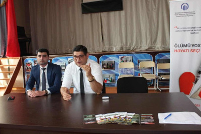 Məktəblilərə antinarkomaniya ilə bağlı seminar keçirilib