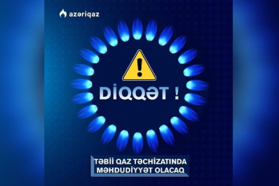 Şəhərin bir hissəsi qazsız qalıb