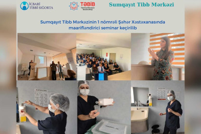Xəstəxanada maarifləndirici seminar təşkil olunub