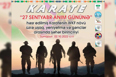 Karatenin WKF növü üzrə şəhər birinciliyi keçiriləcək