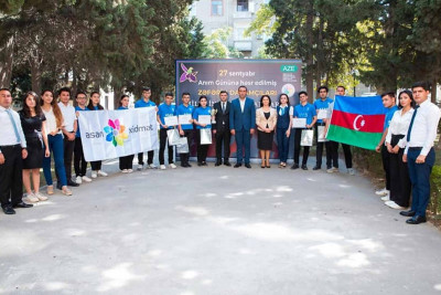 Gənclər “Zəfərin davamçıları” adlı intellektual yarışda biliklərini sınayıblar