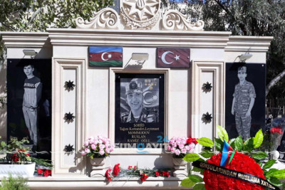 Şəhid leytenant Ruslan Məmmədovun xatirə guşəsinin açılışı olub