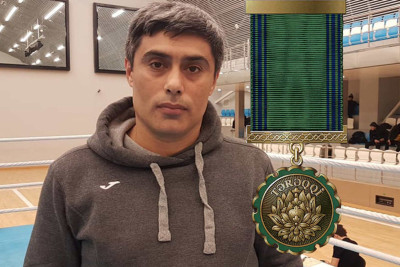 Boks üzrə məşqçi-müəllim “Tərəqqi medalı“na layiq görülüb