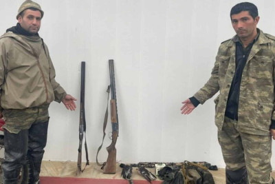 Şabranda qanunsuz ov edən Sumqayıt sakini saxlanılıb
