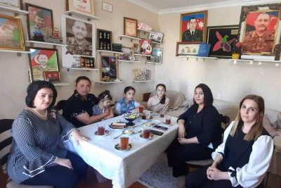 Şəhid Eldar Abdullayevin ailəsi ziyarət olunub