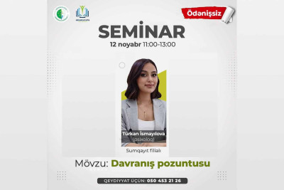 “Qüsursuz Nitq” mərkəzində ödənişsiz seminar keçiriləcək