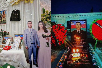 Toy üçün danışdıqları məkanda şəhidin yasını keçirdilər