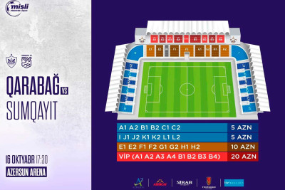 “Sumqayıt”ın oyununa biletlər satışa çıxarılıb