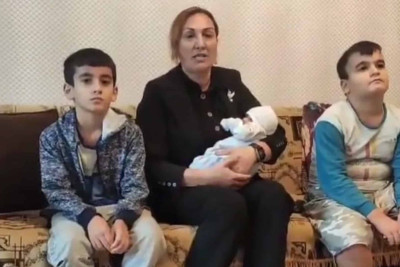 4 övladı olan Xəlil Eldarovun ailəsi ziyarət olunub