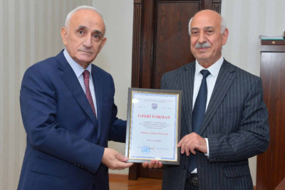 SDU-nun əməkdaşı Şahmar Abdullayevin 75 illik yubileyi qeyd edilib