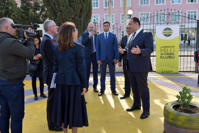 Böyük Britaniyanın səfiri Sumqayıtda olub