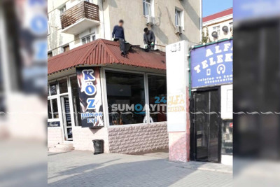 “Köz” kafedə yanğın olub