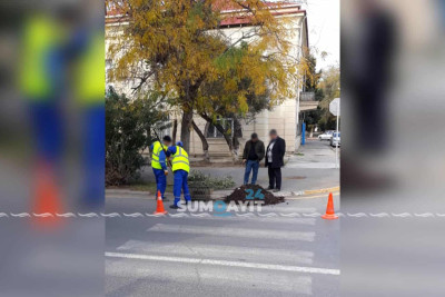 Yağış suları üçün nəzərdə tutulmuş quyular təmizlənir