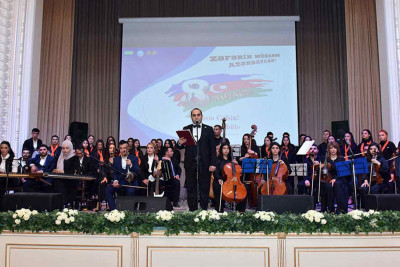 Zəfər Günü ərəfəsində konsert proqramı keçirilib