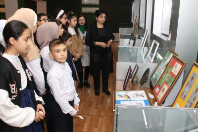 Zəfər Günü ərəfəsində Tarixi Muzeyə ekskursiya təşkil olunub