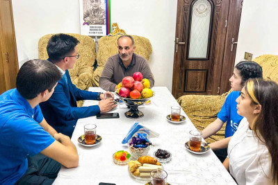 ASAN könüllüləri şəhid Vüqar İsmayılovun ailəsini ziyarət ediblər