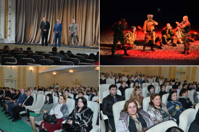 SDU-nun kollektivi “Missiya” dramını izləyib
