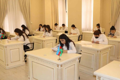 Sumqayıtda gənclər arasında test müsabiqəsi keçirilib