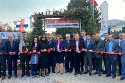 Türkiyədə Polad Həşimov adına park salınıb