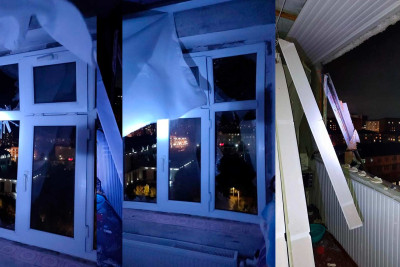 Yaşayış binasında partlayış olub, yaralı var