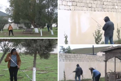 Alman məzarlığında iməcilik aparılıb