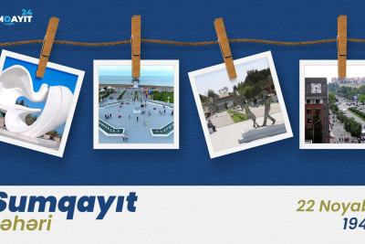 Bu gün Sumqayıta şəhər statusu verilməsindən 73 il ötür
