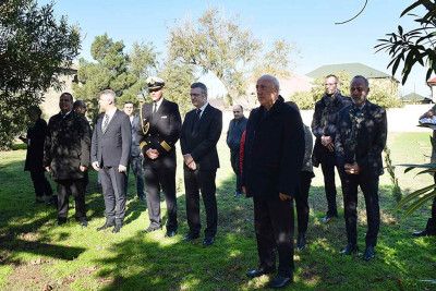 Sumqayıtda alman əsirlərinin məzarlığı ziyarət edilib