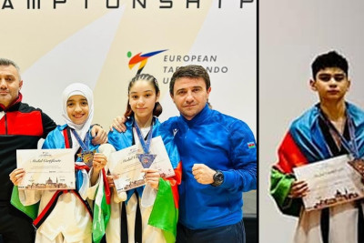 Avropa birinciliyi: taekvondoçularımız tarixi uğur qazanıblar