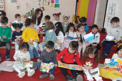 Uşaqlar üçün nağıl saatı təşkil edilib
