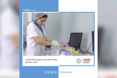 Sumqayıt Tibb Mərkəzinin laboratoriyasında yeni bölmələr yaradılıb