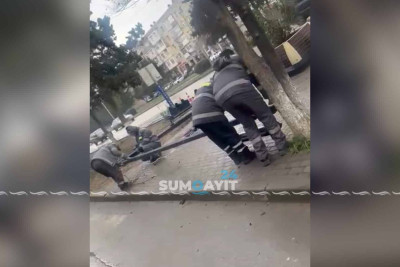 Koroğlu prospektində yeni işıqfor quraşdırılır