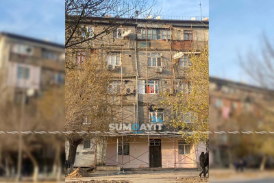15 saylı yataqxanada təmir işləri aparılır