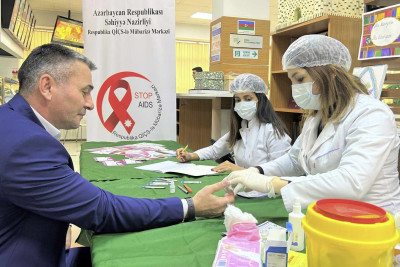 "ASAN xidmət" mərkəzində QİÇS müayinəsi təşkil olunub