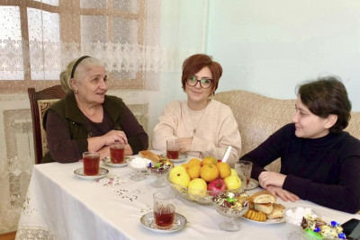 Fiziki məhdudiyyətli şəxslərin ailələri ziyarət edilib