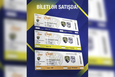 “Sumqayıt” - “Kəpəz” oyununa bilet satışı aparılır