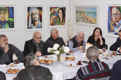 Sumqayıtda rəssamlarla görüş təşkil olunub