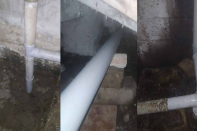 Oğurlanmış kanalizasiya boruları bərpa edilib