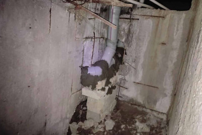 Yaşayış binasının zirzəmi xətləri yenilənib