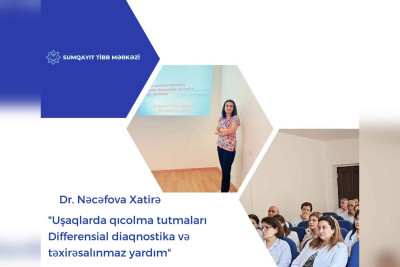 Sumqayıt Uşaq Xəstəxanasında seminar baş tutub