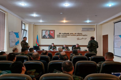 FHN-in Sumqayıt Regional Mərkəzində qərargah məşqi təşkil olunub