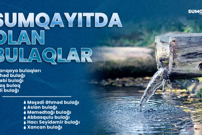 Sumqayıtın ərazisində olan bulaqlar haqqında