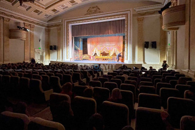 Dram Teatrımızın pərdəarxası görüntüləri