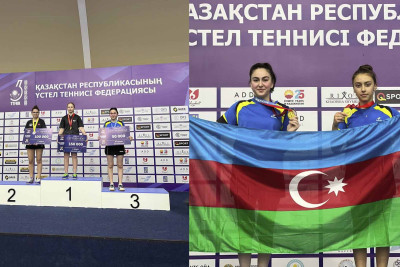 Sumqayıt stolüstü tennis məktəbinin yetirməsi Vətənə 2 medalla dönüb